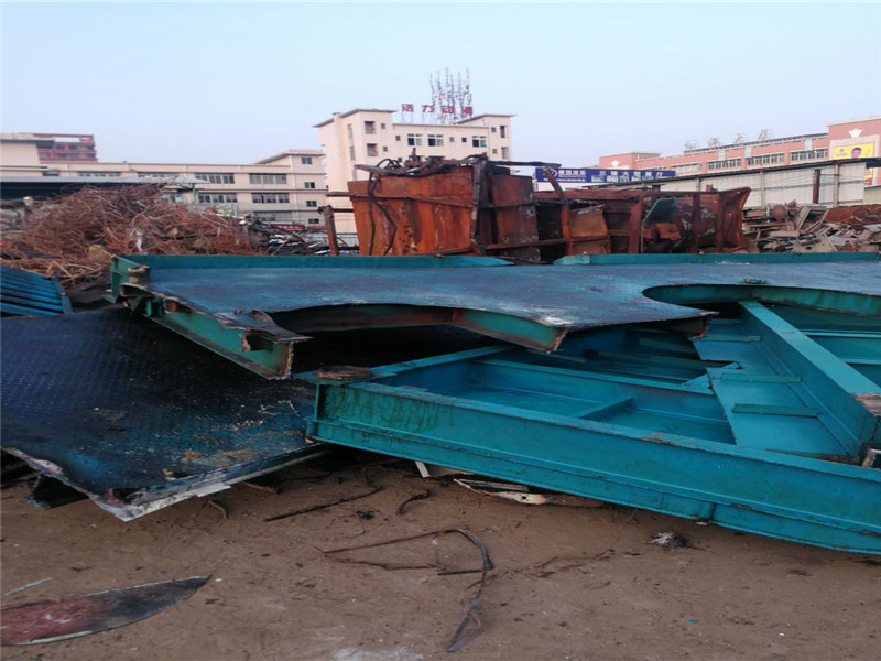 广州番禺沙头废铁回收现场结算